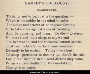 Famous hamlet quotes