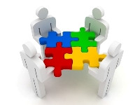 Make your own jigsaw puzzle games as a team building activity...
