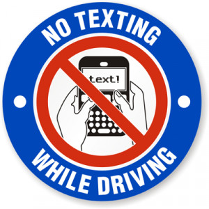 PGPD Reminder of New Maryland Texting While Driving Law