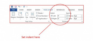 You can make these indentation click on the Tab for 