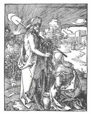 Durer: Small Passion: 31. Christ Appears to Mary Magdalene Deutsch ...