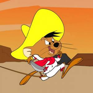 Speedy Gonzales Running With Knife