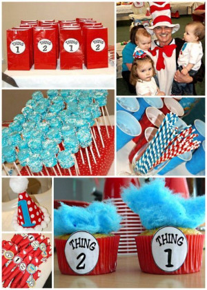 Thing 1 and Thing 2 Party Ideas