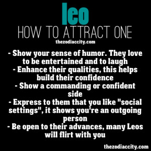 How to attract zodiac Leo.