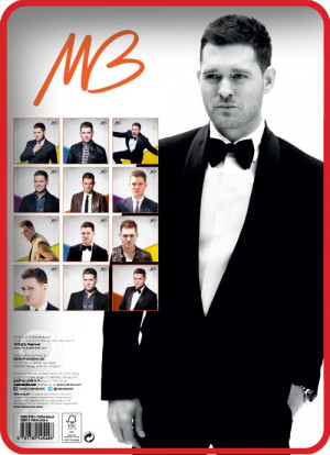 Michael Buble 2014 Calendar back