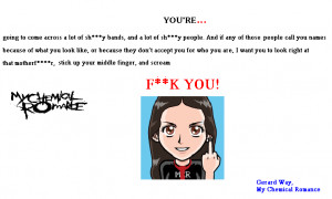 Gerard Way Quote by GerudoGirl89