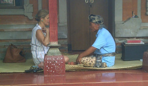 ... her experience meeting real Ketut Liyer of “Eat, Pray, Love