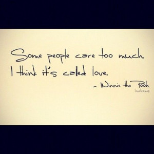 Lovely quote from Winnie the Pooh!