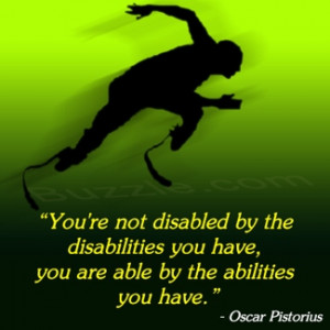 Inspirational Quotes For Disabled Athletes