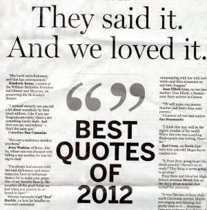 Best Quotes of 2012