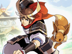 The Hero (Rank I) and Eevee in the opening credits