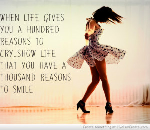 cute, inspirational, life, quote, quotes, smile