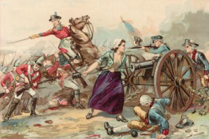 Molly Pitcher at the Battle of Monmouth (artists' conception) - Kean ...