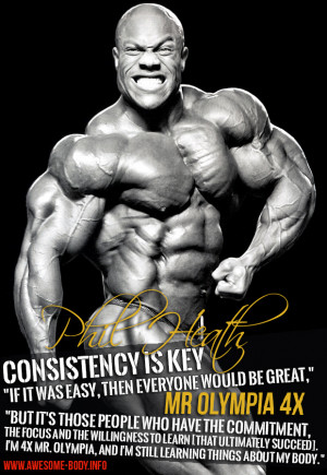 Mr Olympia Winner Quote | Consistency is Key | Phil Heath