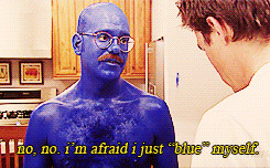 ... as kermit would probably say if he were blue it s not easy being blue