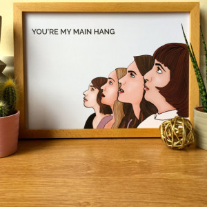 Girls HBO Illustration / Girls Quote / Main Hang Quote / Girls Drawing