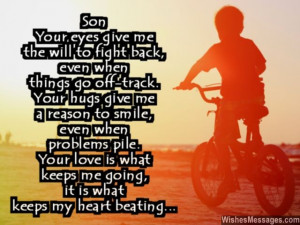 Dear son quote beautiful words of love from mom dad 640x480 Birthday ...