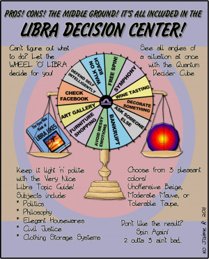 AstroComix! Libra Decision Center!
