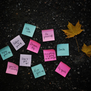 Quote Stickers iPad Air wallpaper