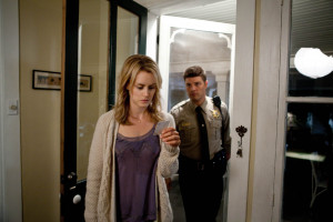 TAYLOR SCHILLING as Beth and JAY R. FERGUSON as Keith Clayton in ...