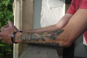 ... tattoo on his left forearm. He has a total of 11 tattoos, most