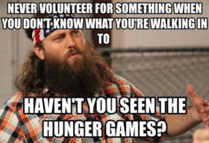 funny picture hunger games volunteer wanna joke.com