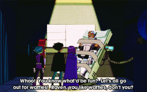 waffles - teen-titans-vs-young-justice Photo