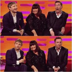 Martin with Dawn French and Lee Mack on The Graham Norton Show in ...