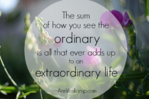 Extraordinary life