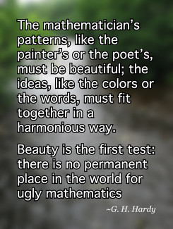 Beauty is the first test: there is no permanent place in the world for ...