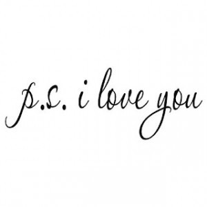 ps i love you vinyl wall quote vinyl wall lettering stickers quotes ...