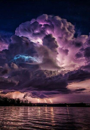 Thunderstorm: Purple Rain, Color, Stormy Sky, Mothers Nature, Storms ...