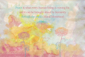Dr. Maria Montessori Quoted Fine Art Print by Kokabella on Etsy, $12 ...