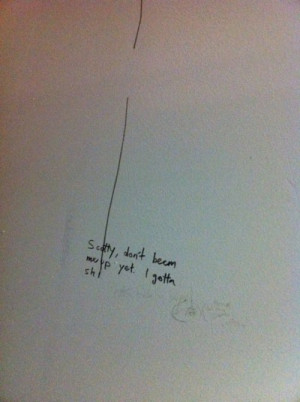 Thread: Bathroom stall quotes