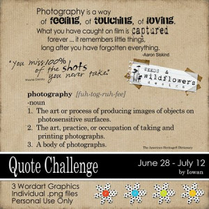 digital scrapbooking freebies “Click!” Photography Quote Challenge ...