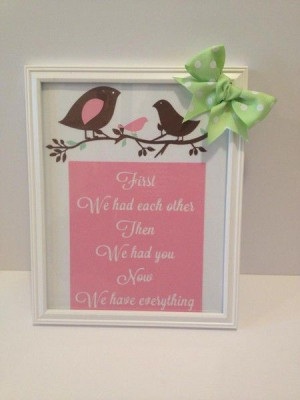 Framed quote for expecting mothers- Perfect Shower Gift! www.luluandb ...
