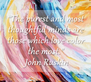 John Ruskin Quote on Color