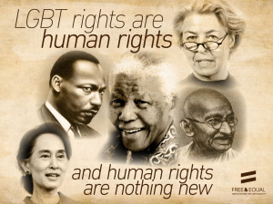 We’ll never stop working towards human rights for all.
