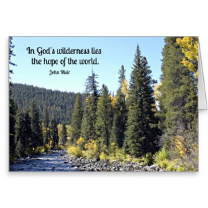 Rocky Mountain National Park with quote Greeting Card