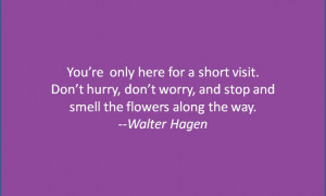 Walter Hagen Quote