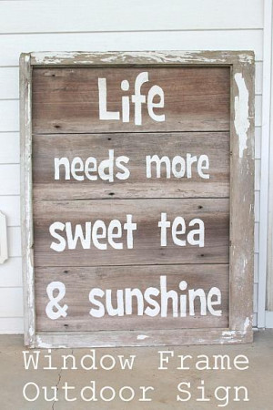 Sweet Tea and Sunshine Outdoor Art