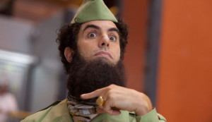 Sacha Baron Cohen portrays Admiral General Aladeen in a scene from ...
