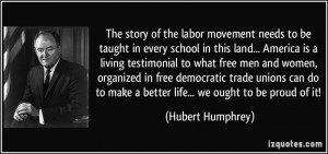 The story of the labor movement needs to be taught in every school in ...
