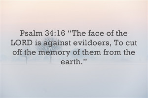 Bible Verses About Evil