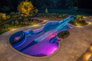 Bergen County NJ Landscape Designer Wins 2013 Best Gunite Pool