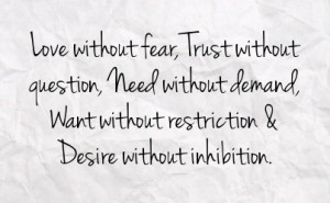 Love Without Restriction