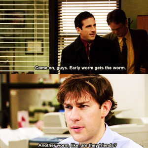 tags: # the office # michael scott # jim halpert