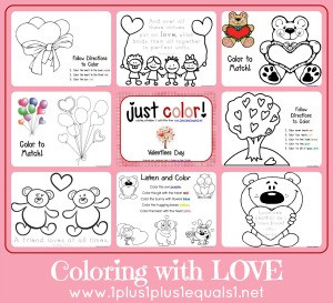 Just Color ~ Valentine’s Day Love