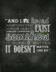 Loving something that doesn't exist- Gone with the wind quote More