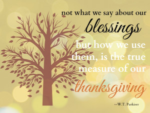 Thanksgiving Blessing